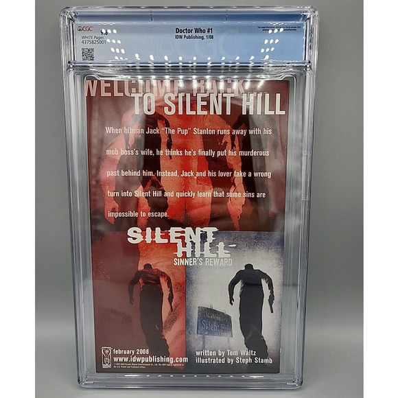 Doctor Who #1 CGC 9.6 Grade IDW Publishing 2008 Gary Russell & Nick Roche Art - Picture 2 of 4